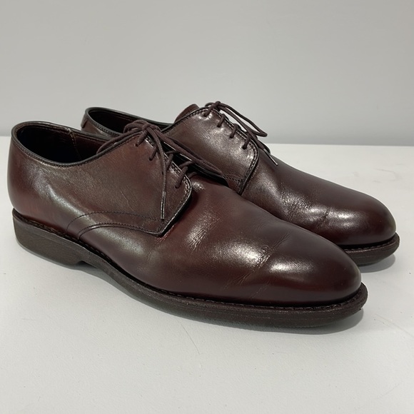 Allen Edmonds Lax Derby Oxford shoes size 10 D in chili color leather - Picture 4 of 16